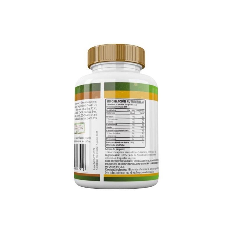 Noni Premium 100 Capsulas 500mg