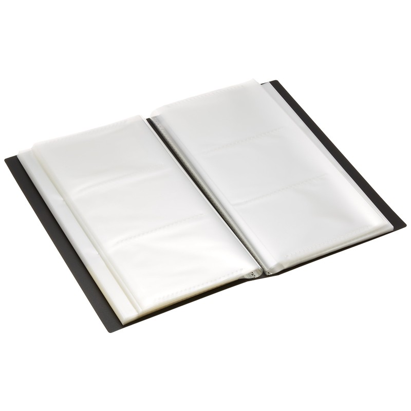 Nakabayashi CTPL-300-BK Pocket Album, Ultra Clear, 3-Tier, Holds 312 L-size