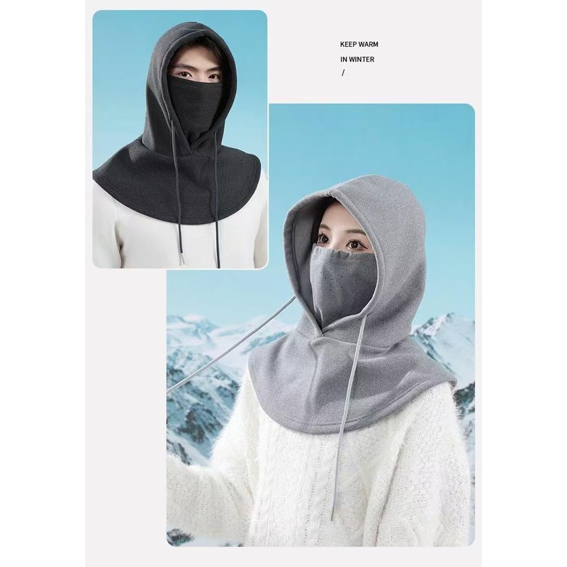 Neck Warmer, Face Cover, Hat, Cold Protection, [360° Extreme Warmth,