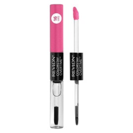 Revlon Liquid Lipstick with Clear Lip Gloss by Revlon, 490 For Keeps Pink