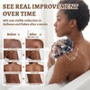 3 Pcs African Net Sponge with Knots, Exfoliating Back Scrubber