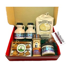 Deluxe Vermont Maple Syrup Gift Box - From Barred Woods Maple Products