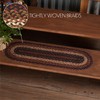 VHC Brands Beckham Stair Tread, Jute Blend, Rect, Red Black