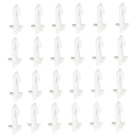 24 Pcs Plastic Shelf Support Shelf Support Push Cabinet Shelf Clips for Kitchen Furniture Book Shelves Supplies