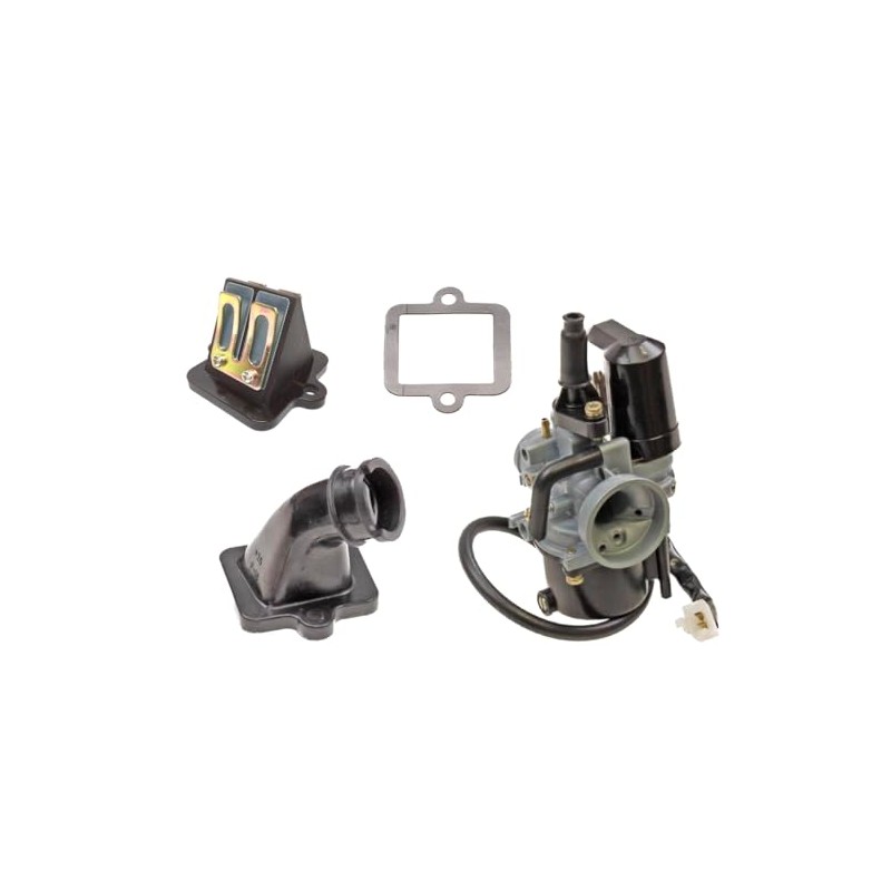 Set: Carburettor Intake Manifold Membrane Block Suitable for Peugeot Speedfight