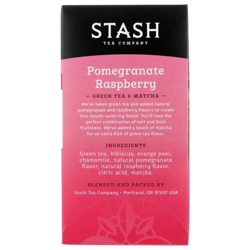 Stash Green Tea with Matcha Pomegranate Raspberry -- 18 Tea