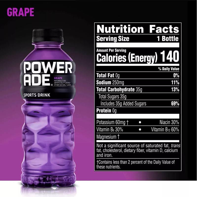 Powerade Sports Drink Variety Pack (20 fl. oz., 24 pk.)