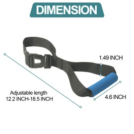 Jotogoyob Nylon Car Handle with Adjustable Strap for Elderly, Kids,Car Door Assist Handle for Easy Access and Mobility，Compatible Fit for Most Vehicles