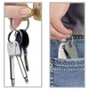 Treki Key Ring Screwdriver Set，8pcs Mini Pocket Keychain Screwdrivers Multifunction