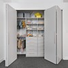 Bifold Door Hardware Set, with 36” Track, Aluminum Sliding Cabinet