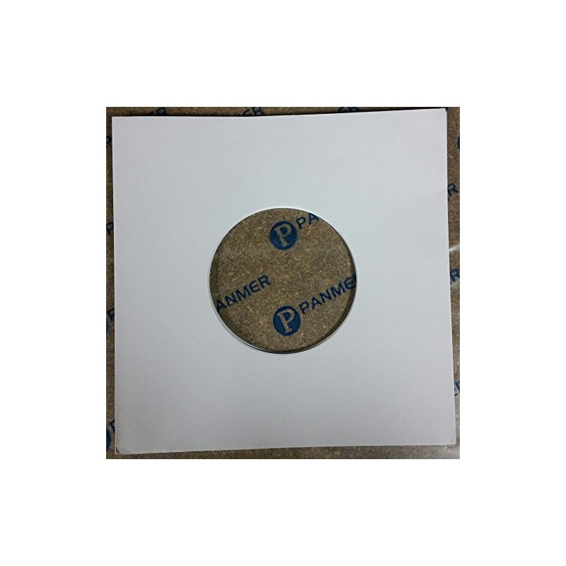 7 Inch White Paper Sleeves Pack of 50