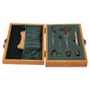 Vintage Embroidery Scissors Set Wooden Stainless Steel Sewing Box Scissors