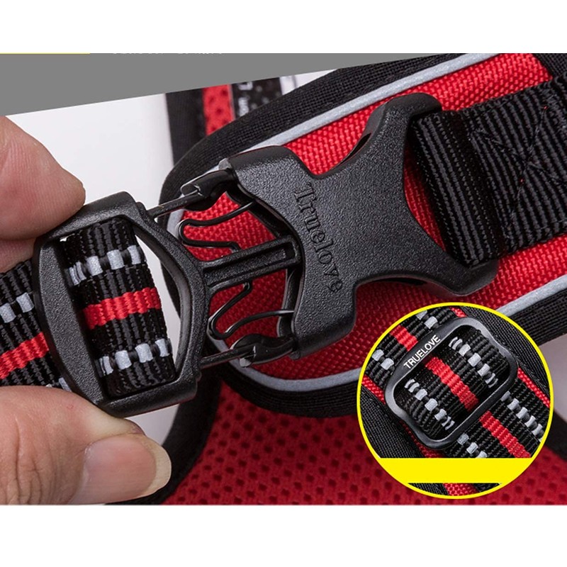 WINHYEPET True Love Dog Harness, No-Pull Reflective Pet Harness with
