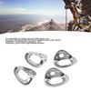 4 Pair Climbing Hanger Stainless Steel Wear Resistant High Load