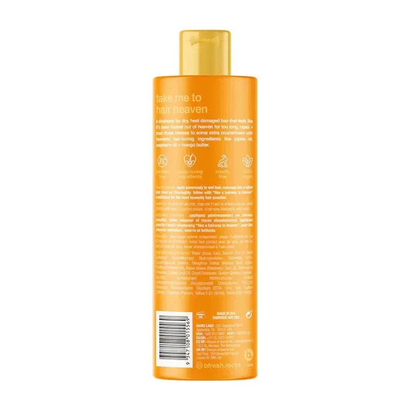 Shampoo Nutritivo B.fresh Mango Cabello Seco O Dañado