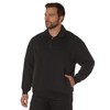Rothco Firefighter/EMS Quarter Zip Job Shirt, Black - M