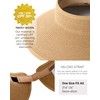 FURTALK Sun Visor Hat for Women Wide Brim Straw Roll-Up