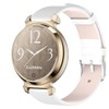 QINOUK Strap for Garmin Lily 2, [Breathable] Genuine Leather Watch