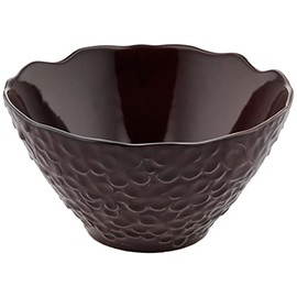 aito Seisakusho 267823 Lien Salad & Fruit Bowl, Plate, Diameter Approx. 7.1 x 6.7 inches (18 x 17 cm), Large, Purple, Mino Ware, Aito Bowl, Made in Japan