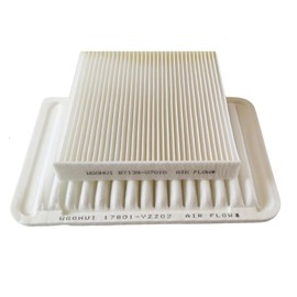 Engine Air Filter & Cabin Air Filter Kit Compatible with Camry 2007-2017 Gas and Venza 2009-2017 Gas, Replaces# 17801-YZZ02, 17801-0H050, 17801-28030 & 87139-07010, CF10285, CP285
