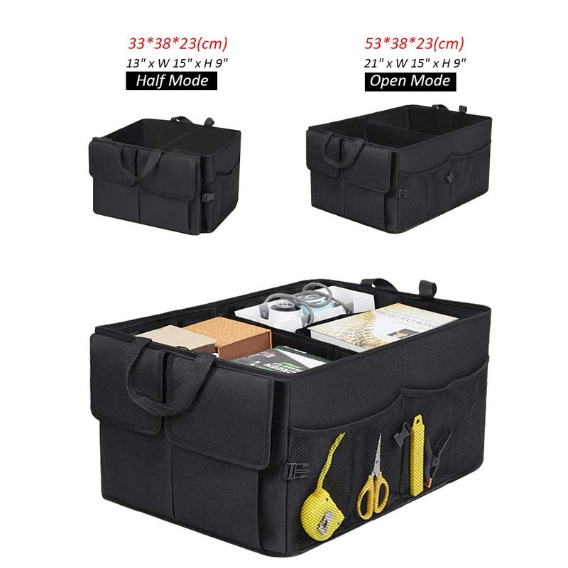 JiatuA Car Trunk Backseat Organizer for SUV, 8 Pocket Waterproof,