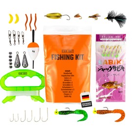 FAR-OUT Survival Fishing Set, Outdoor Bushcraft Mini Fishing Kit, Compact Survival Fishing Kit