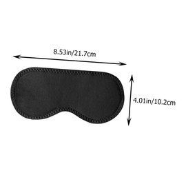 FRCOLOR Lightproof Magnet Eye Mask for Eye Care Comfortable Sleeping Blindfold Black Soft Shade Cover for Day Night Relieves Eye Fatigue Reduces Puffiness for Travel Naps