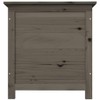 Matalde Patio Cushion Box Anthracite 19.7"x19.7"x22" Solid Wood Fir-314