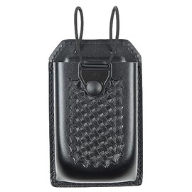 Safariland 762 Radio with Swivel Holder, Size 1.625" x 2.25" x 3.5", Basketweave Black