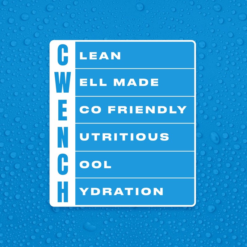 Cwench Hydration Ready To Drink Blue Raspberry 12x16.9oz