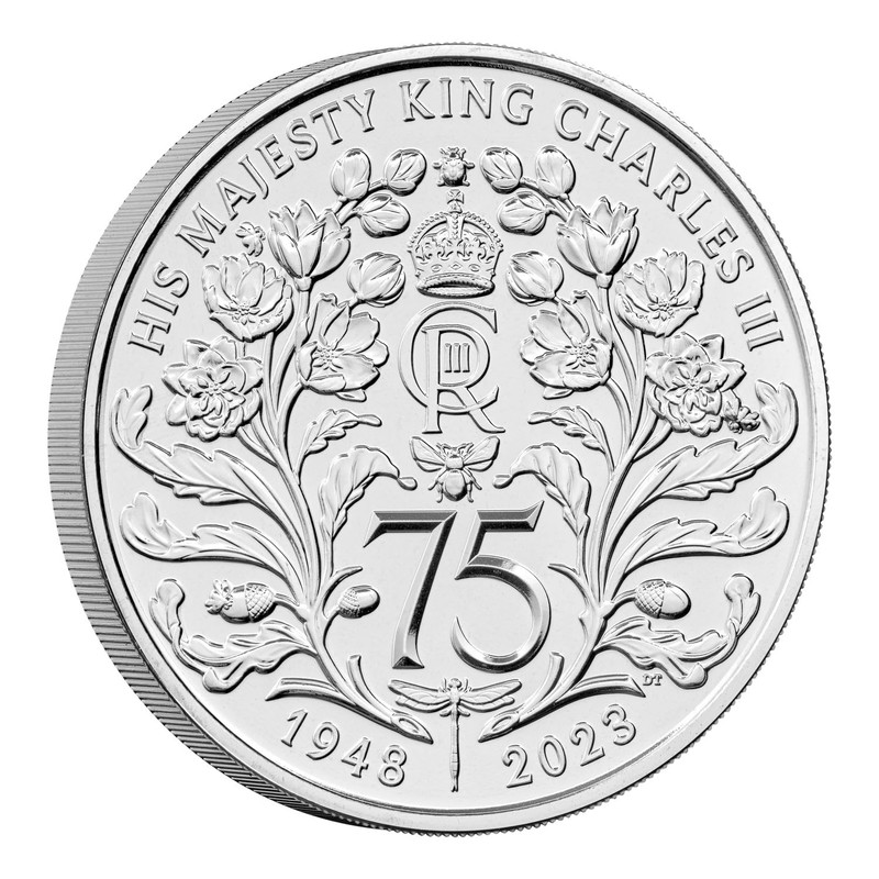2023 King Charles III 75th Birthday UK £5 Brilliant Uncirculated