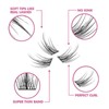 DIY Eyelash Extension, 3D Effect Individual Melt Flare Lash Cluster