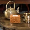 Kichvoe Rattan Storage Box Sundries Organizer Trinket Chest Desktop Storage