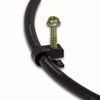 SatelliteSale Single Screw Black Clips for Ethernet Internet Telephone Cable