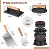 OMISTAR Smash Burger Press BBQ Kit - Round & Rectangular