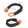 9mm Soft Shackle Recovery Rope 2PCS Orange Portable Lightweight 14