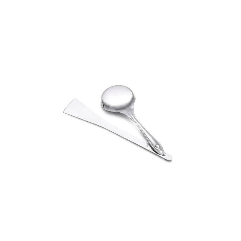 Yuktha Eternals Stainless Steel Dosa Making Spoon/Ladle Set, 2 Pcs