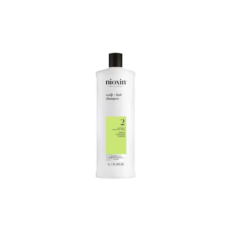 Nioxin Cleanser Shampoo System 2 for Fine Hair with Progressed