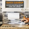 SpaceAid SprayNeat Paper Towel Holder with Spray Bottle, Under Cabinet