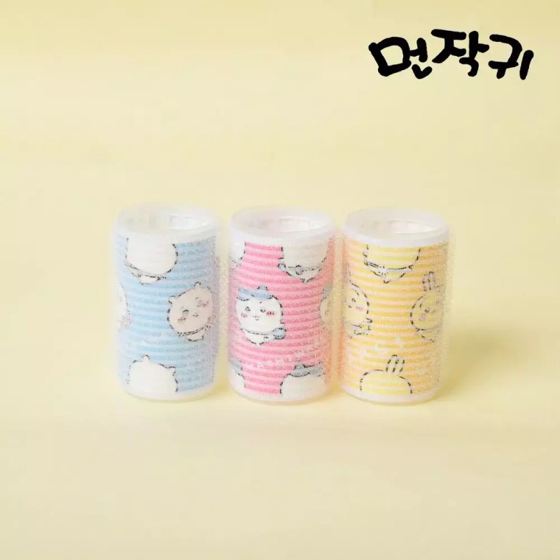 Chika 치이카와 헤어롤 3P그루프 앞머리롤 뿌리볼륨 앞롤 머리롤 스타일링 캐릭터롤