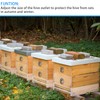 12Pcs 2 Sizes Stainless Steel Beehive Entrance Gate Beehive Entrance