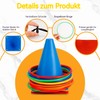 Cptoion 31 Piece Ring Toss Game, 3-in-1 Throwing Game Children's