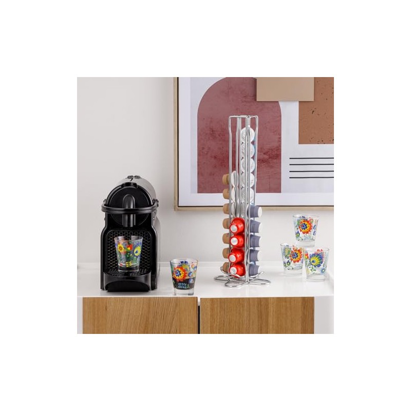 Baroni Home Metal Capsule Holder for 40 Nespresso Capsules, Kitchen