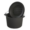 Bayou Classic 6-qt Pre-Seasoned Cast Iron Covered Soup Pot w/Domed