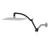 Hibbent All Metal 16'' Shower Head Extension Arm, Solid Brass