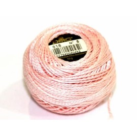 DMC Cotton Perle Thread Size 5 818 - per 10 Gram Ball