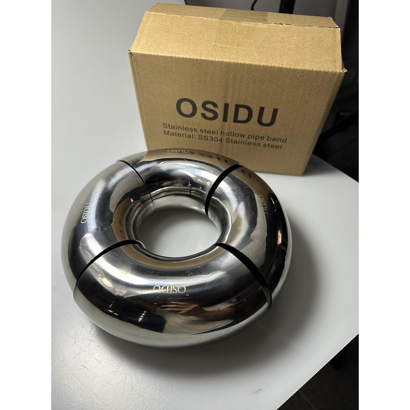 OSIDU 3 Inch 90° Mandrel Bend Elbow, SS304 Stainless Steel