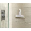 Joseph Joseph Duo Slimline Shower Squeegee with Suction-Cup Holder, Shower