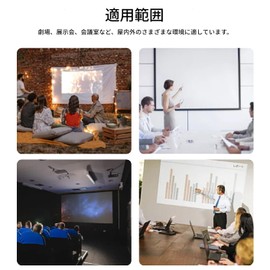 Projector Screen Movie Screen Home Theater 4:3 72" Portable Wall Mount with Hooks Foldable Outdoor Indoor Projection Meeting Classroom Teaching Supplies Presentation