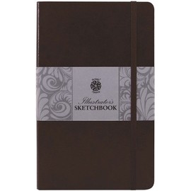 Pentalic 5" x 8" Illustrator's Sketchbook, 192 Pages, Mocha